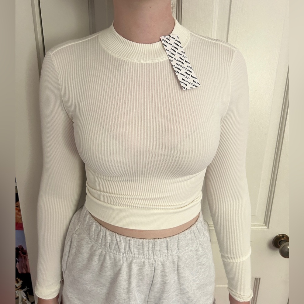 Cream Long Sleeve Shirt